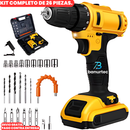 KIT de Taladro Inalámbrico compacto De 26 Piezas MasterDrill Pro