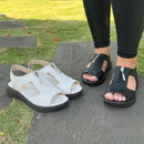 Sandalias Confort con Cierre | Elegancia y Comodidad