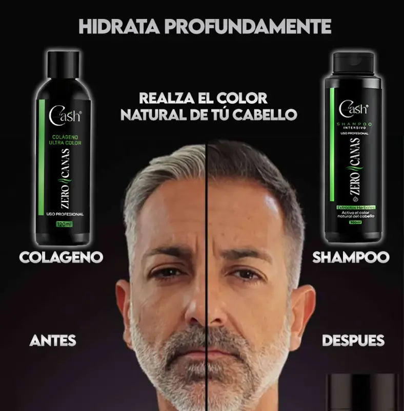 CUBRE TUS CANAS EN 20 MINS CON ZERO CANAS + COLAGENO ULTRA COLOR🎁+ OBSEQUIO SORPRESA⭐