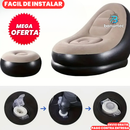 Combo Sofá Inflable Con Reposapies | AirLounge™ + Inflador Gratis