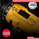 KIT de Taladro Inalámbrico compacto De 26 Piezas MasterDrill Pro