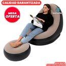 Combo Sofá Inflable Con Reposapies | AirLounge™ + Inflador Gratis