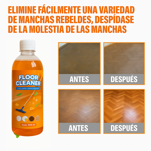 Nuevo limpiador FLOOR CLEANER: ¡Devuélvele el brillo y la vida a tus pisos opacos!